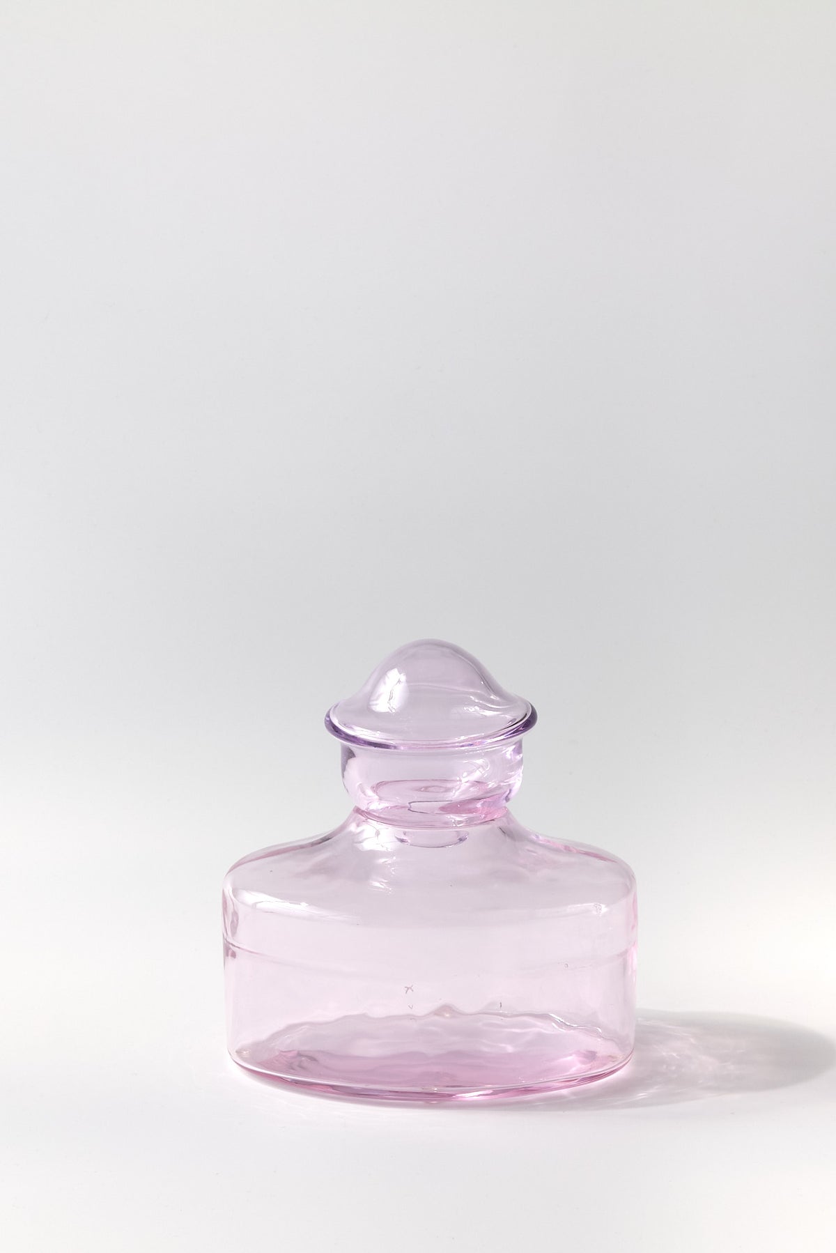 Caprera Crystal Vase — Pink