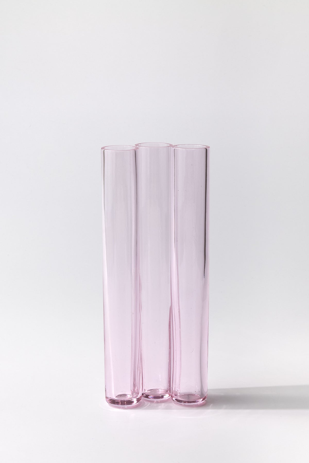Corallo n°7 — Hand-Blown Crystal Tubular Vase