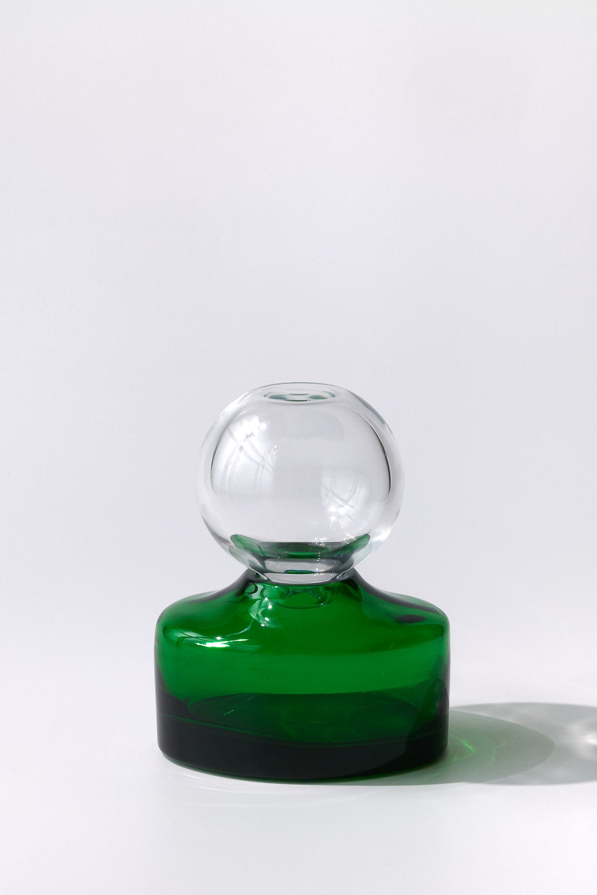Caprera — Vaso in Cristallo Pregiato, Verde