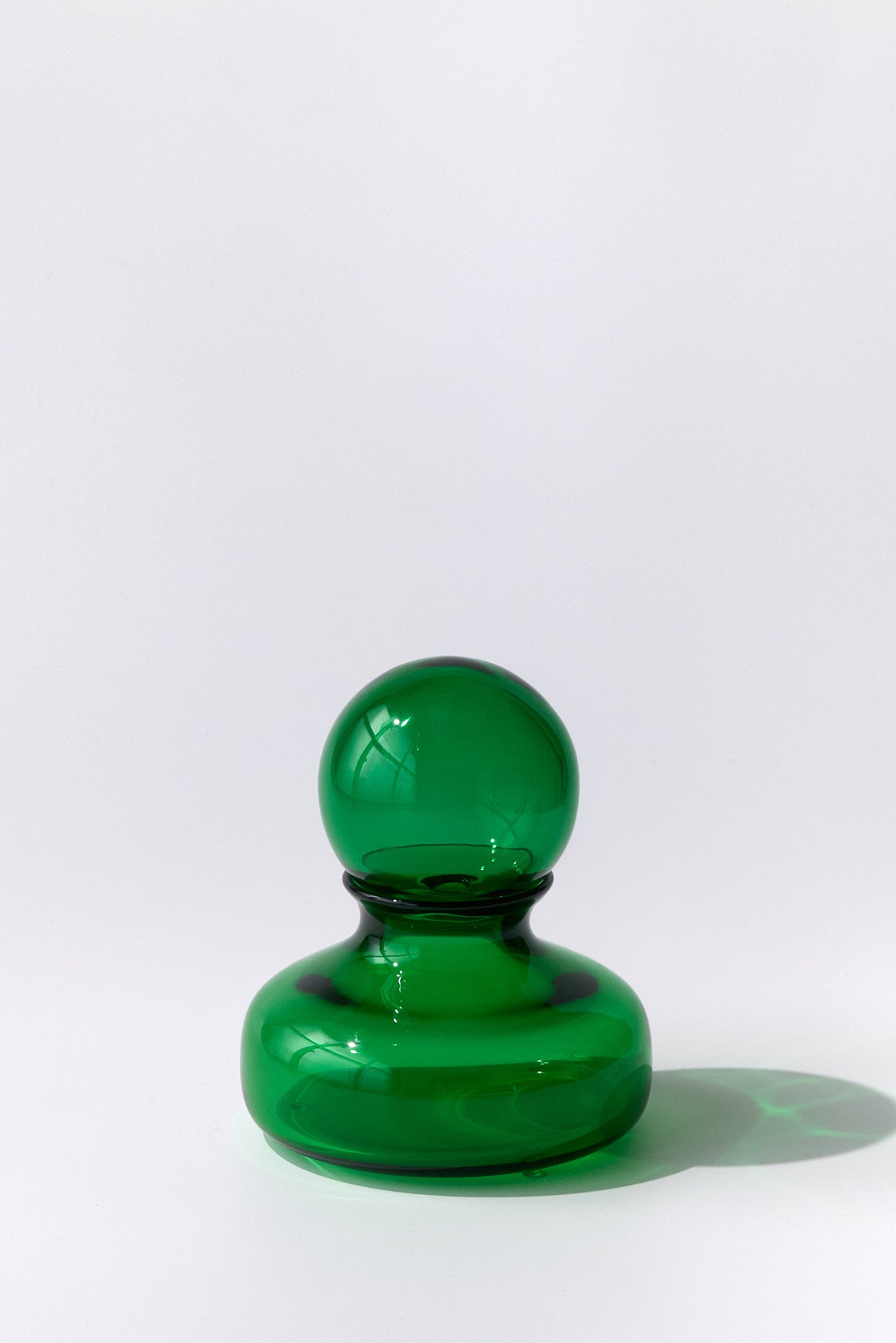 Giglio — Hand-Blown Crystal Vase, Two-Piece, Compact