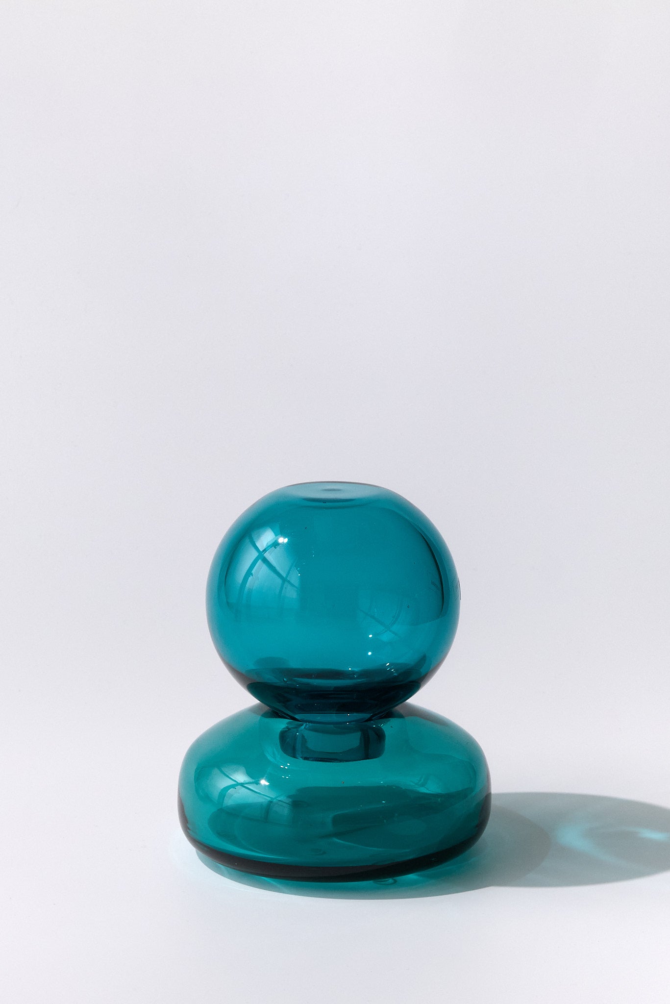 Giglio — Hand-Blown Crystal Vase, Two-Piece, Compact