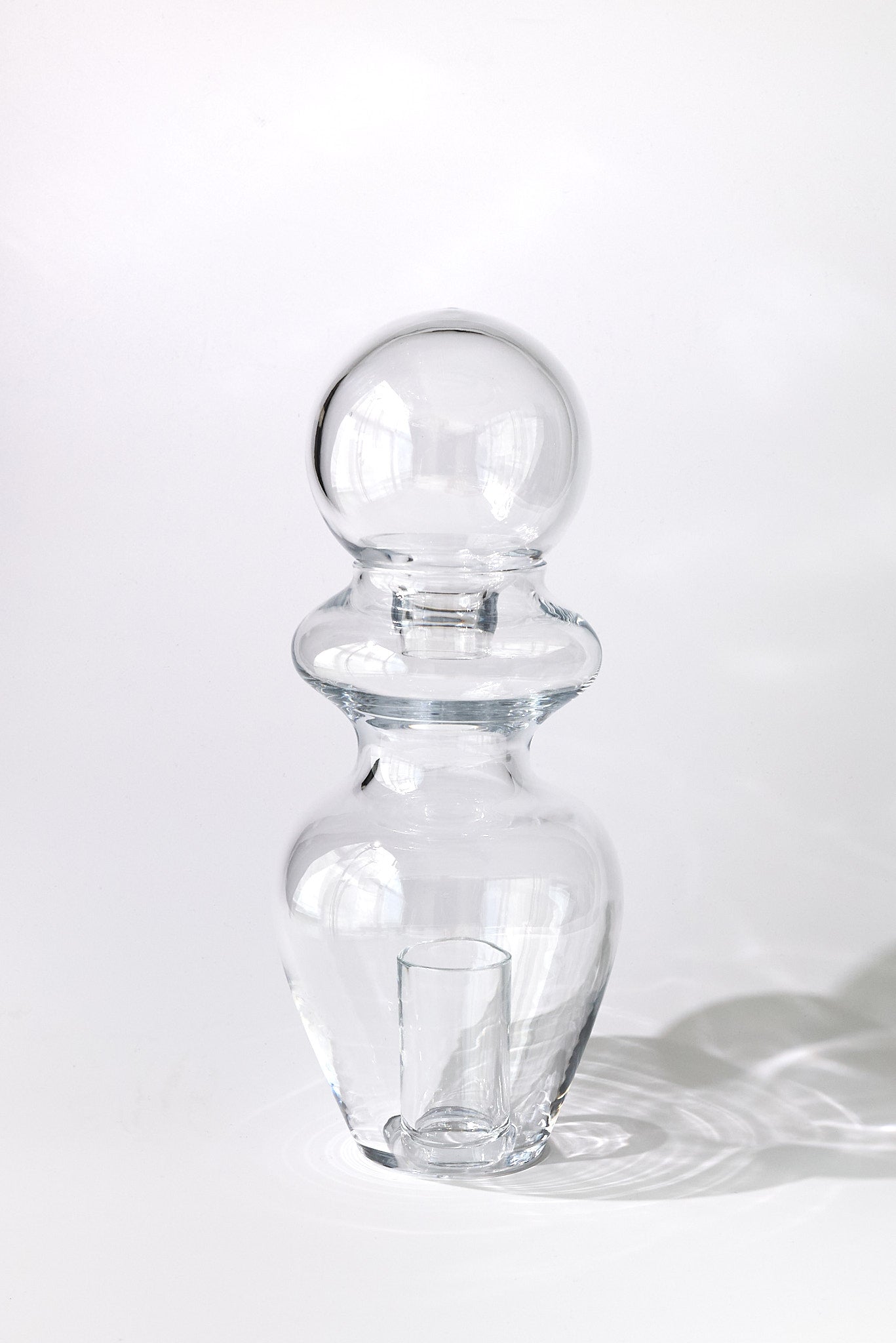 Alicudi — Grande Vaso in Cristallo Pregiato, Trasparente