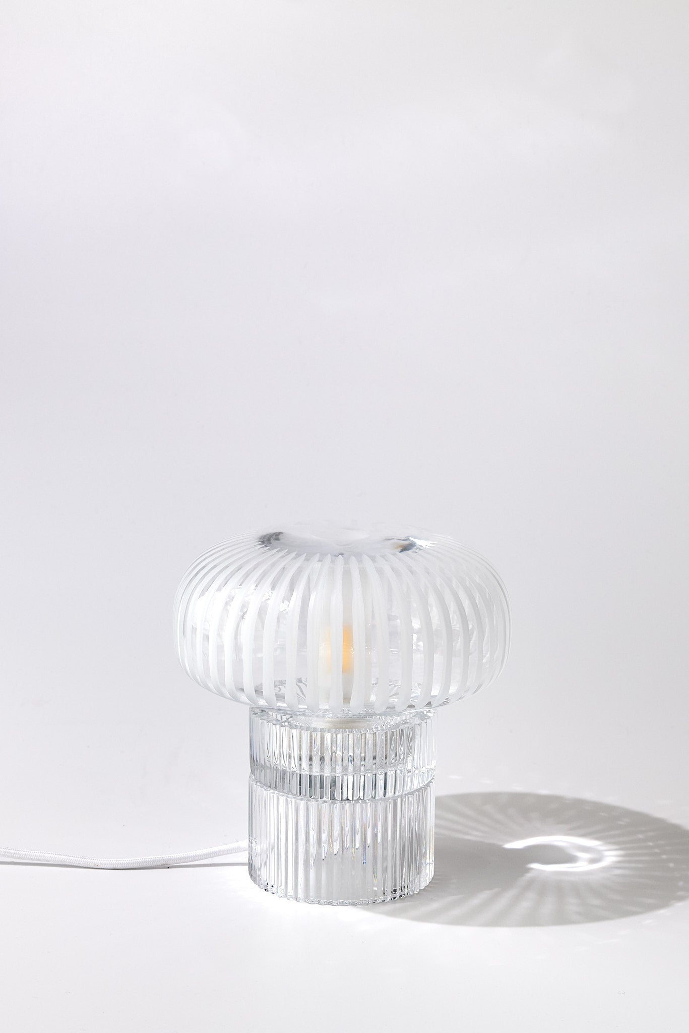 Tello Clear + Piccolo Clear — Crystal Table Lamp