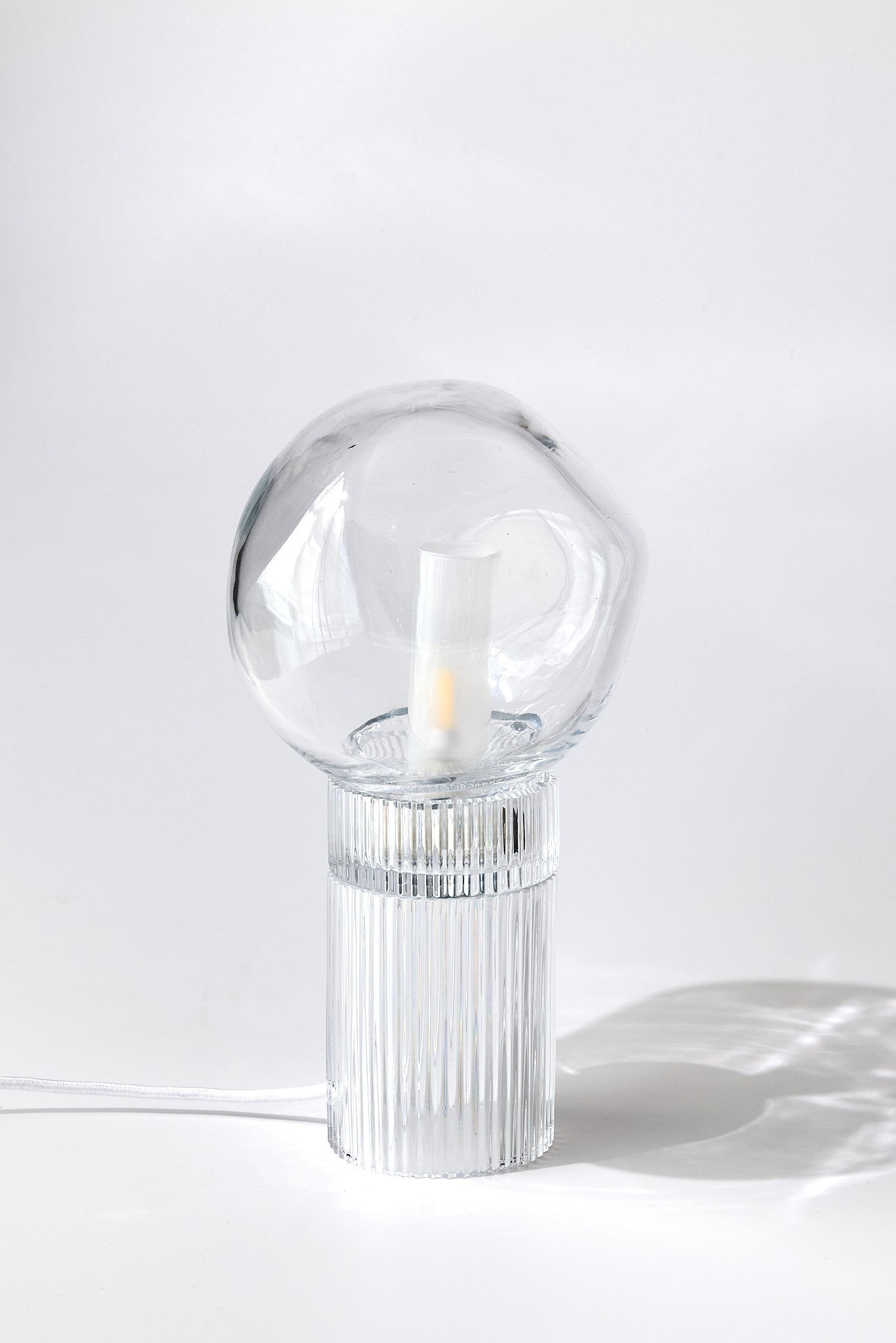 Nina Clear + Nuvola Clear — Crystal Table Lamp