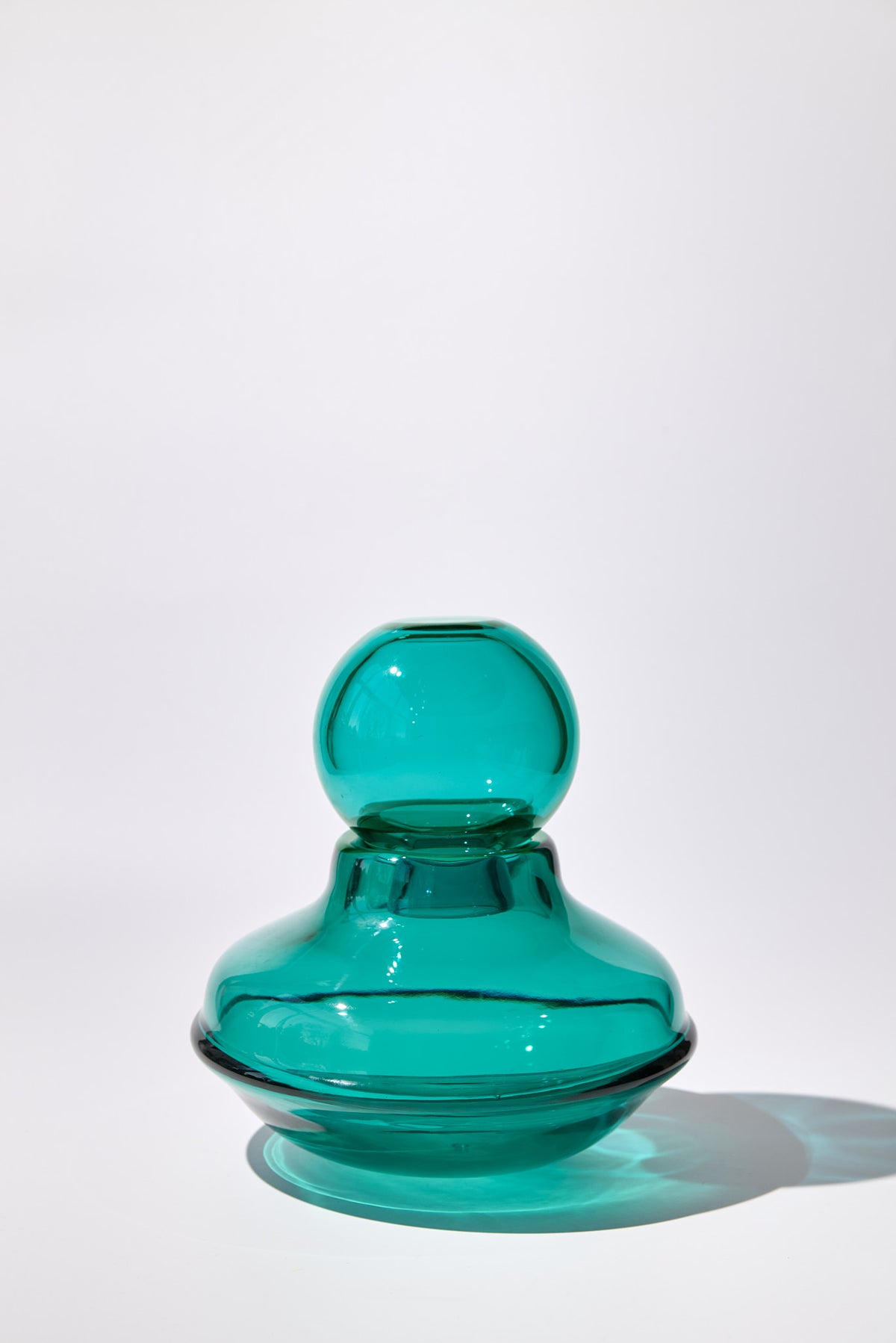 Mini Venere — Vaso in Cristallo Soffiato a Mano, Ottanio, Due Pezzi