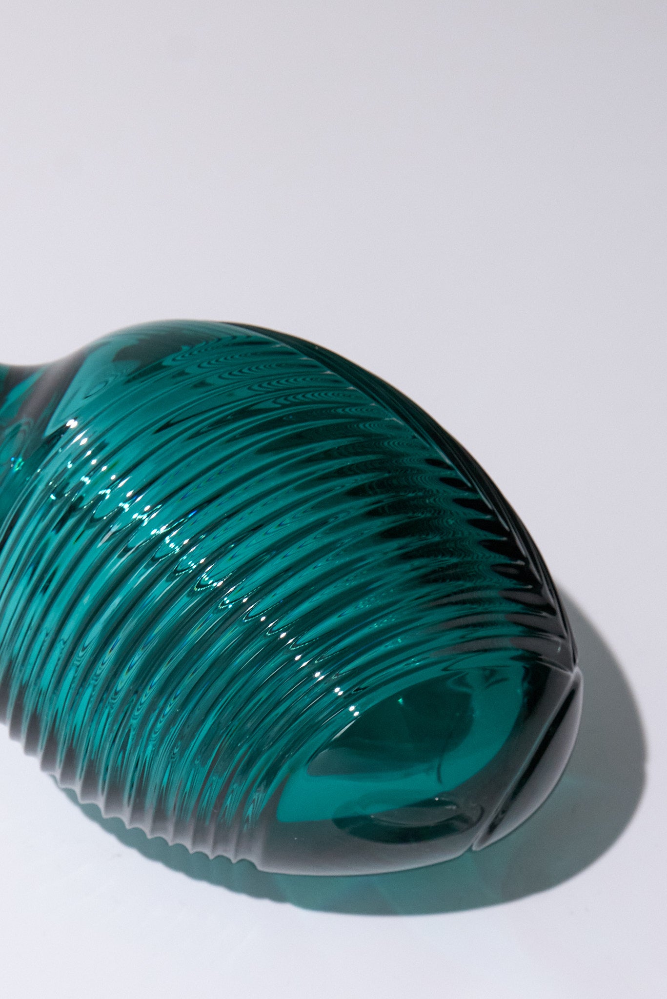 Cor — Crystal Perfume Bottle, Blue Teal