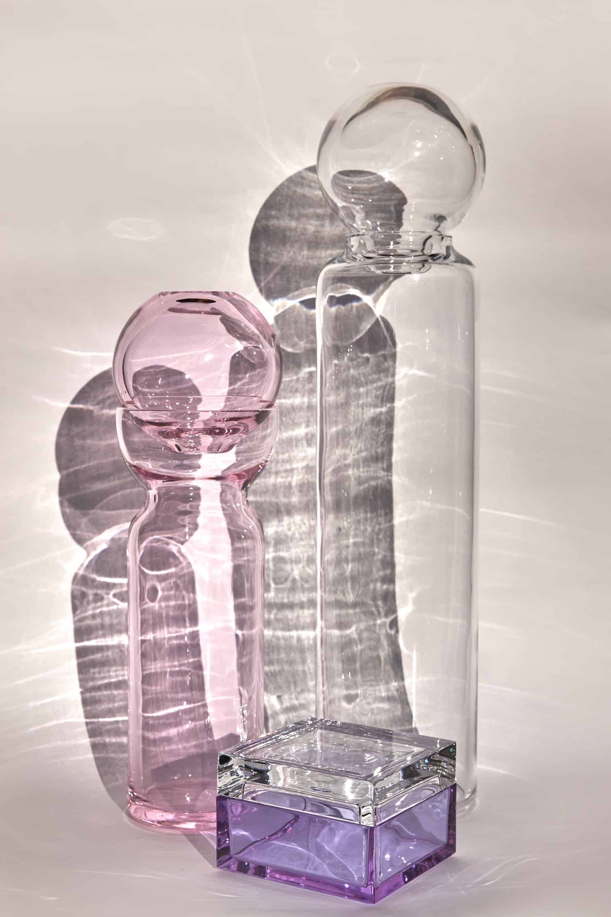 Amalfi Crystal Vase — Clear