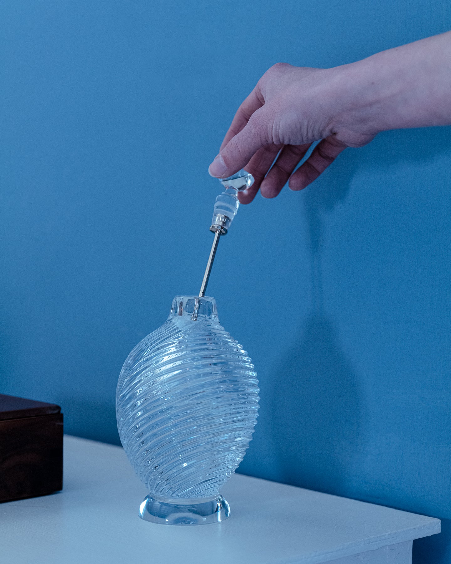 Cor — Crystal Perfume Bottle, Clear