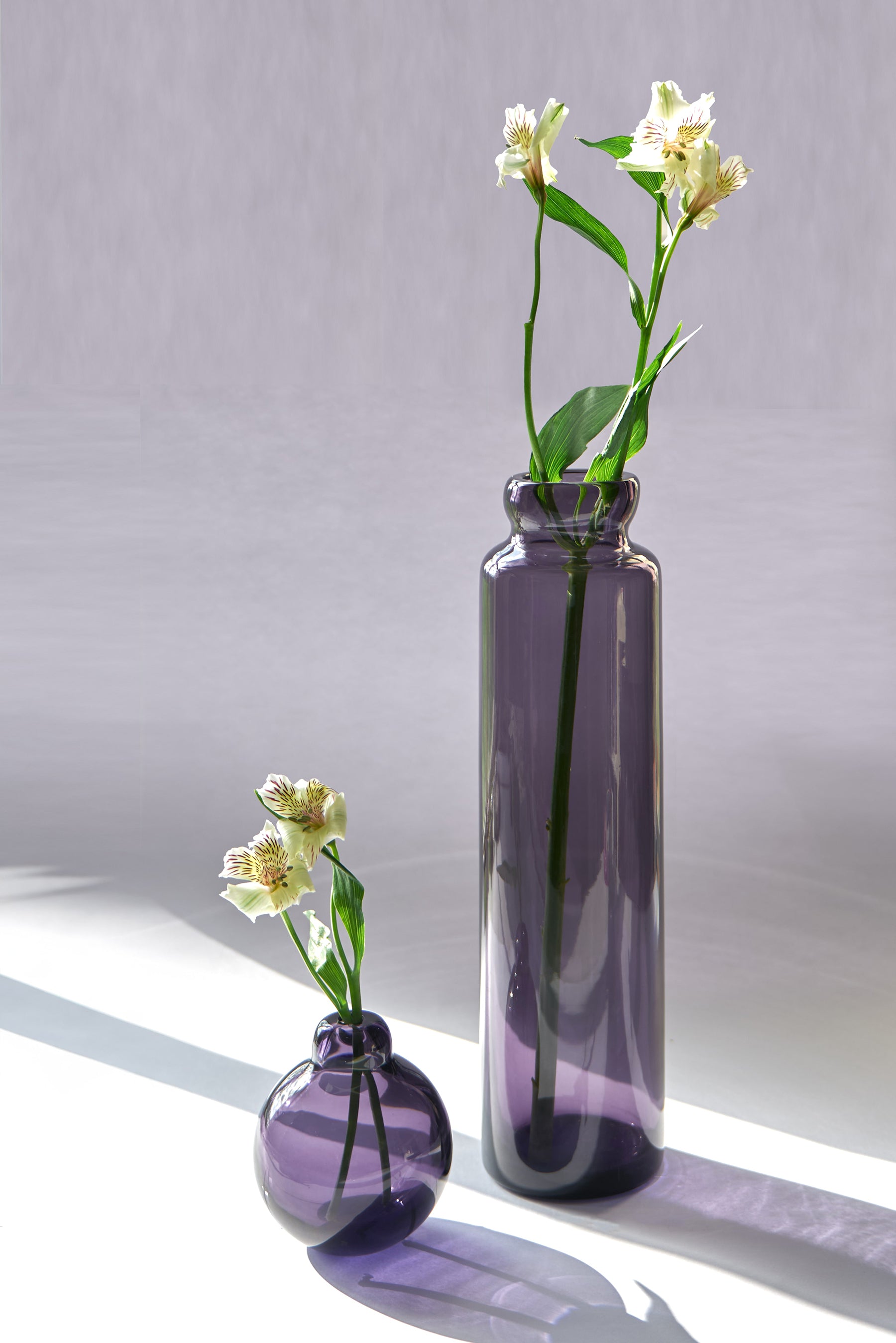 Amalfi — Vaso in Cristallo Pregiato, Viola