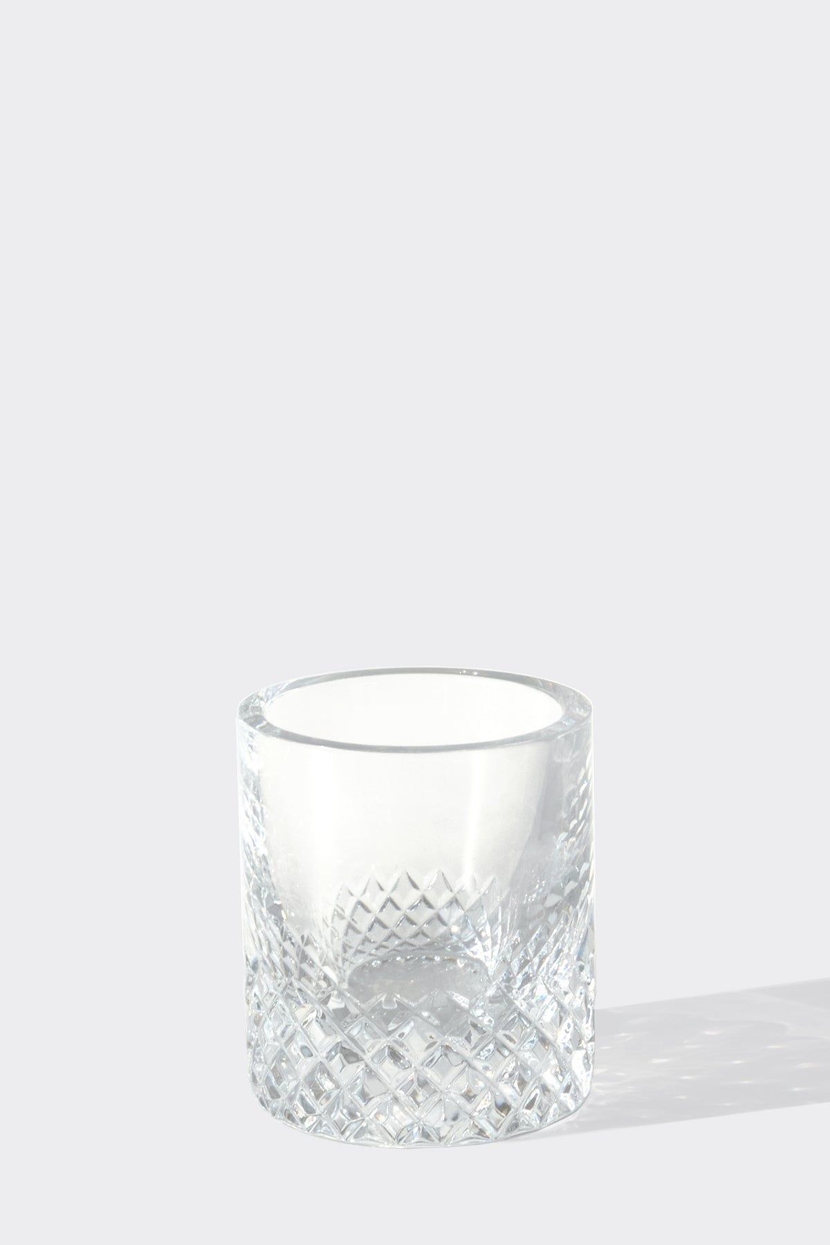 Baguette — Tumbler in Cristallo Inciso a Mano, Trasparente