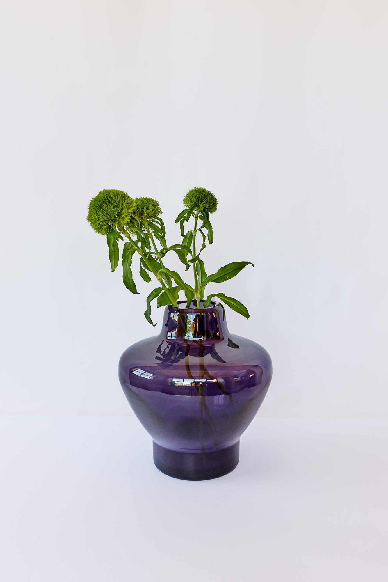 Capri Crystal Vase — Violet