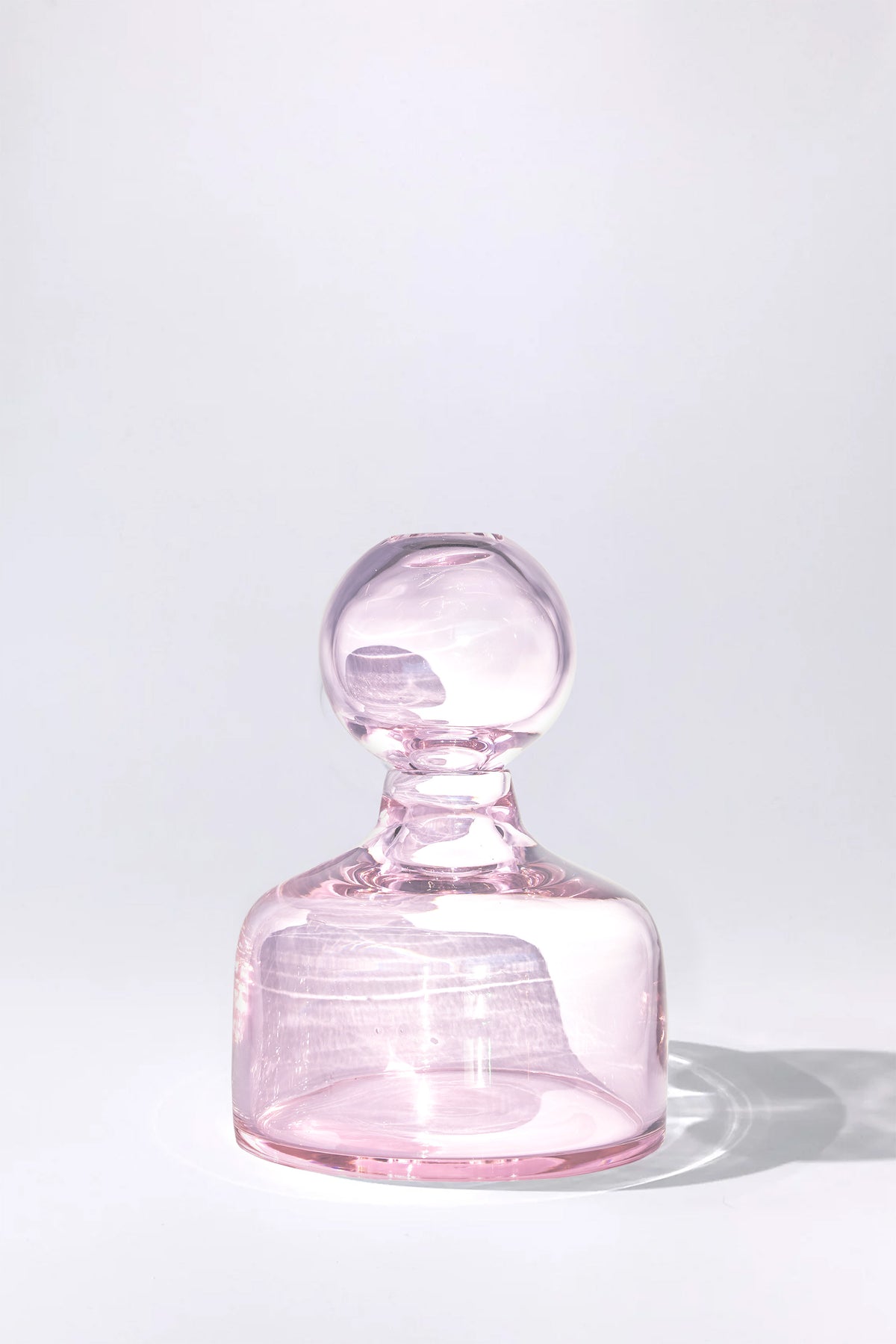 Cefalù Crystal Vase — Pink