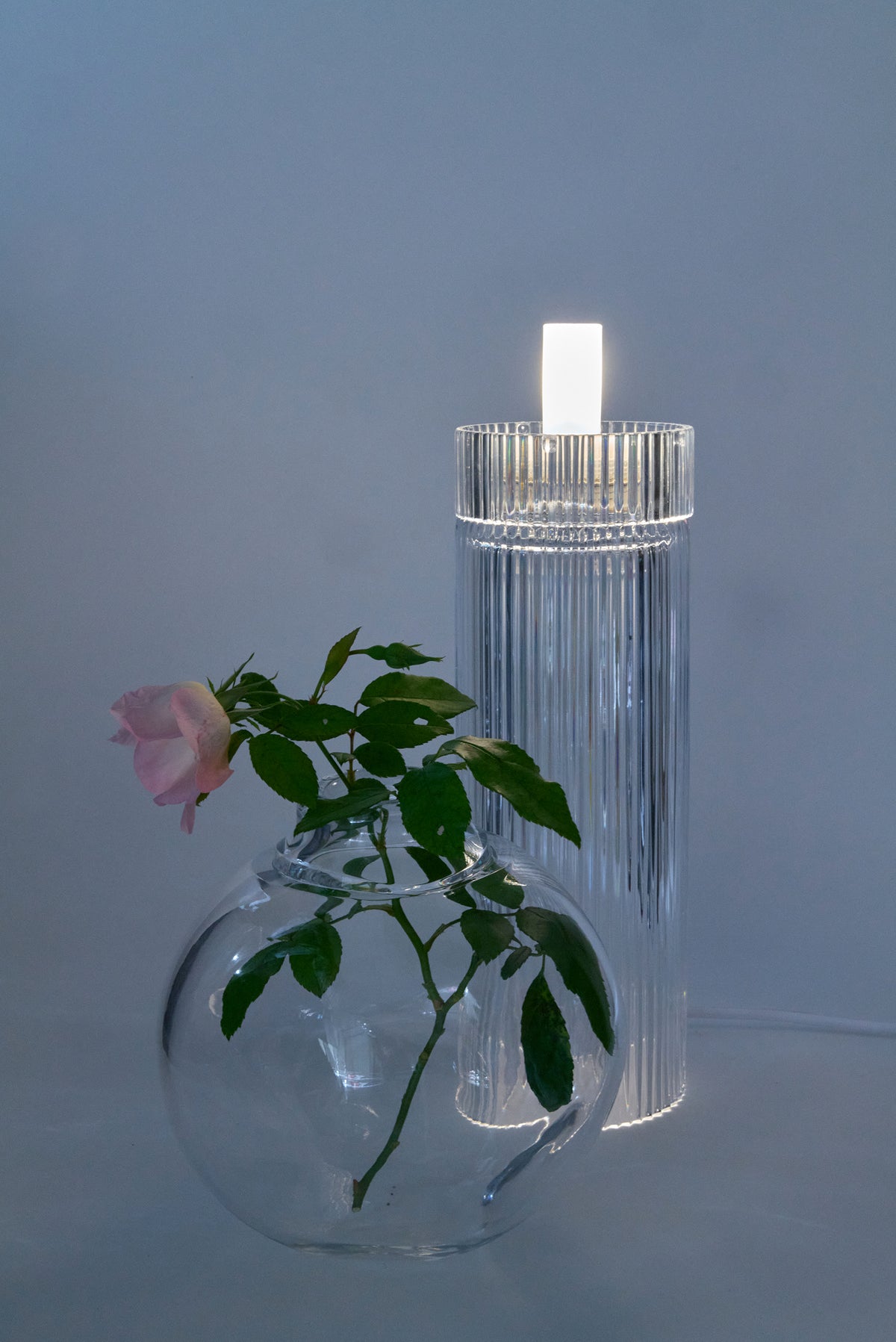 Onna Clear + Nuvola Clear — Crystal Table Lamp