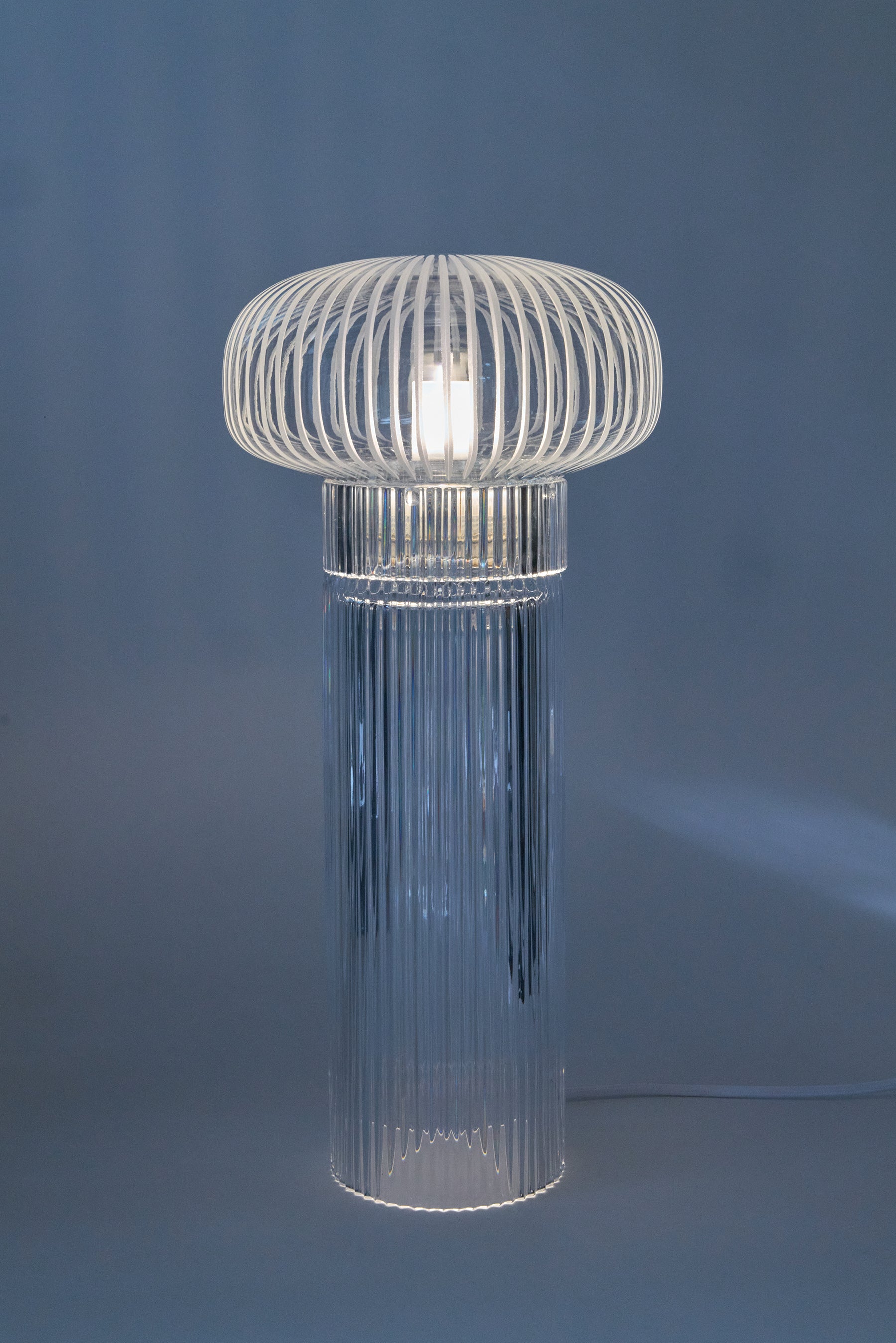 Onna Clear + Piccolo Clear — Lampada da Tavolo in Cristallo