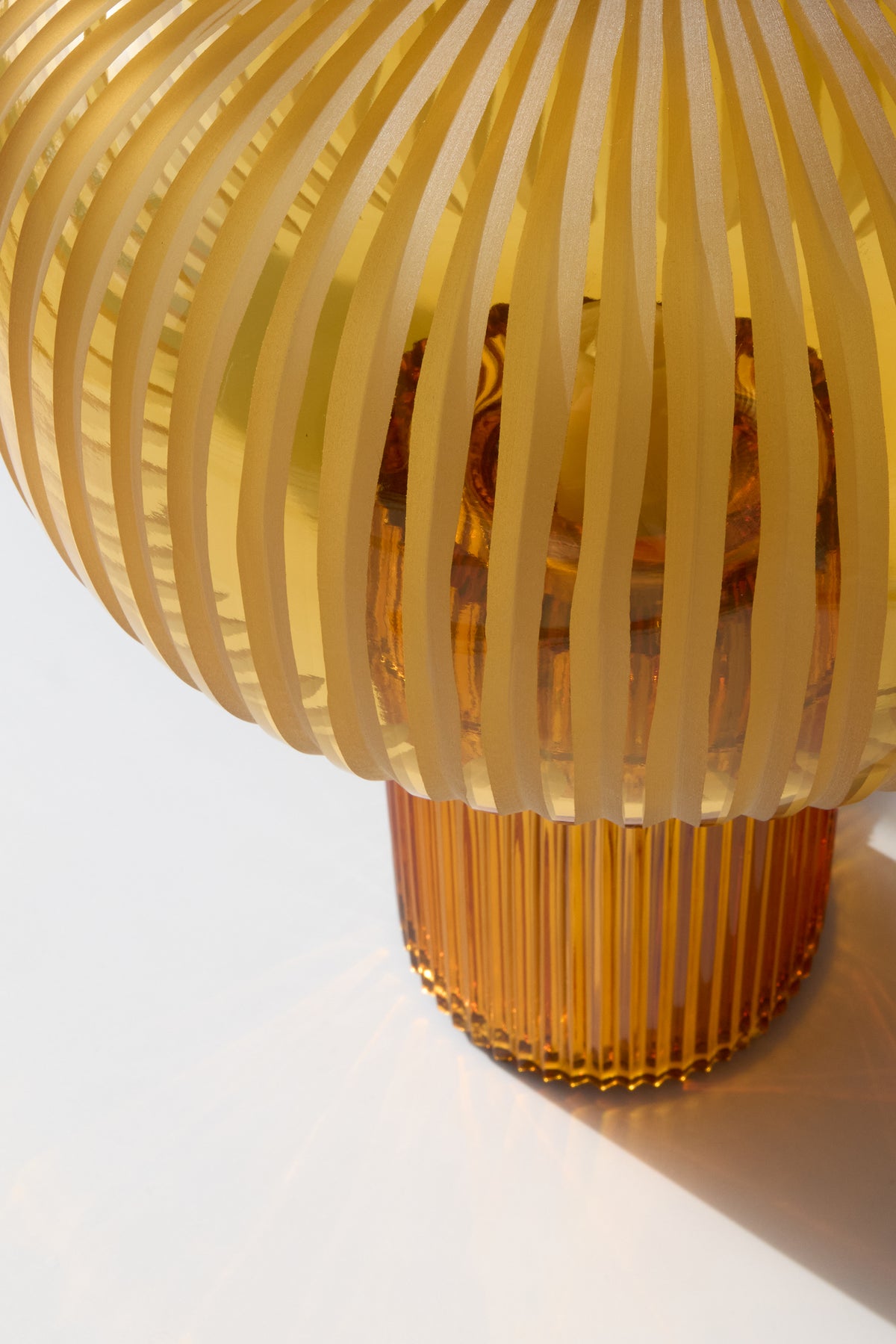 Nina Amber + Grande Amber — Crystal Table Lamp